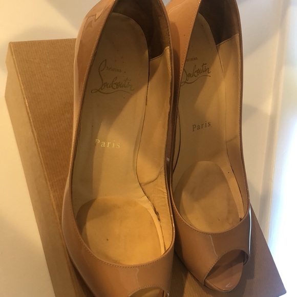 👠Reduced 👠 Christian Louboutin No Matter 85 Patent Calf - Picture 6 of 6